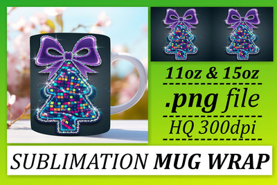 Unique styles for sublimation wraps, impress everyone! , Neon Xmas Sublimation afrosvg 
