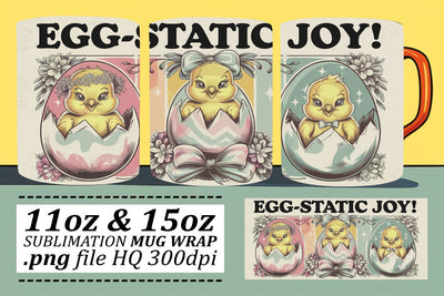 Unique styles, perfect for 11oz and 15oz mugs! , Easter Sublimation afrosvg 