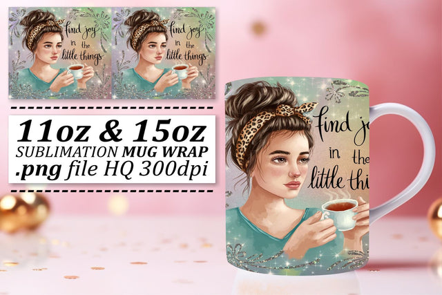 Unique styles, perfect for 11oz and 15oz mugs! , Woman Sublimation afrosvg 