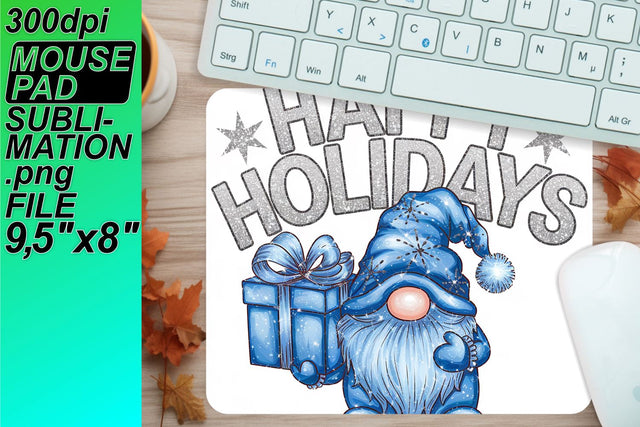 Unique sublimation designs for your mouse desk mats! , Gnomes Sublimation HoodArtCraft 