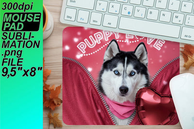 Unique sublimation designs for your mouse desk mats! , Valentines Sublimation HoodArtCraft 