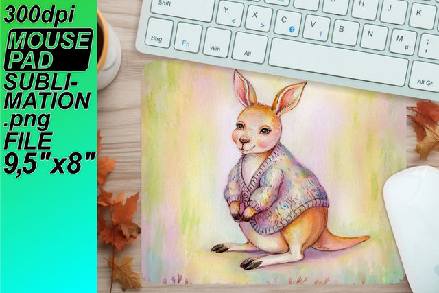 Unique sublimation mouse pad designs, unleash creativity! , Animals Sublimation HoodArtCraft 