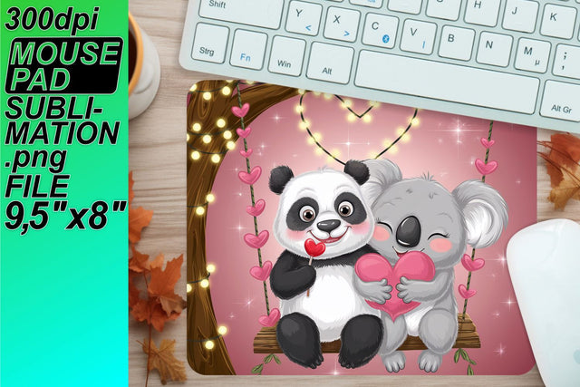 Unique sublimation mouse pad templates, craft your vision! , Valentines Sublimation HoodArtCraft 