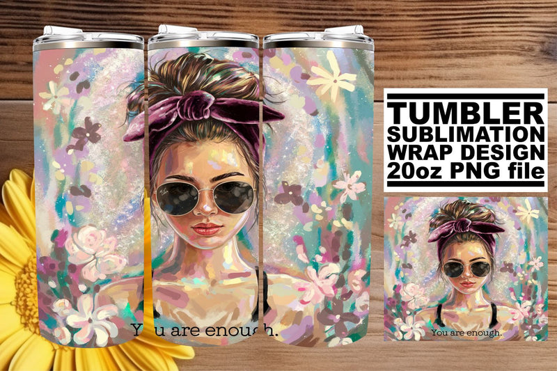 Unique tumbler wrap, designed for high-quality prints! , Woman Sublimation afrosvg 