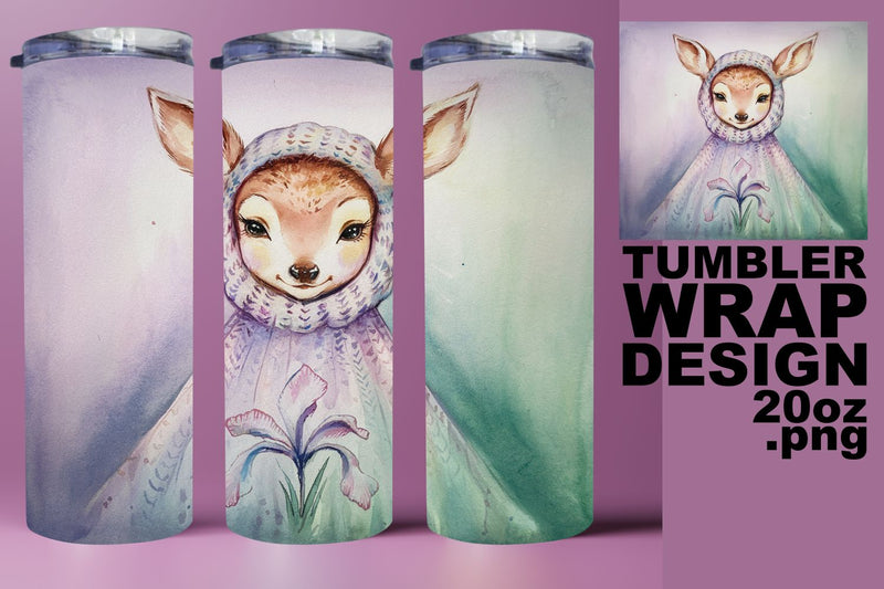 Unique tumbler wrap, great for crafting fun! , Animals Sublimation HoodArtCraft 