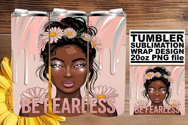 Unique tumbler wrap, perfect for every occasion! , Afro Woman Sublimation afrosvg 