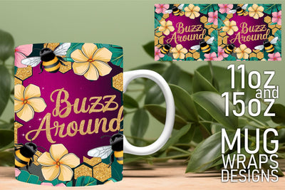 Unique wrap designs, perfect for sublimation creativity! , Bee Sublimation HoodArtCraft 