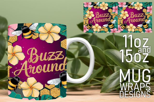 Unique wrap designs, perfect for sublimation creativity! , Bee Sublimation HoodArtCraft 