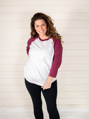 Unisex Adult Raglans | Blanks for HTV, DTF Transfers & Heat Transfers Physical ARB Blanks 