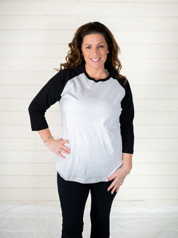 Unisex Adult Raglans | Blanks for HTV, DTF Transfers & Heat Transfers Physical ARB Blanks 