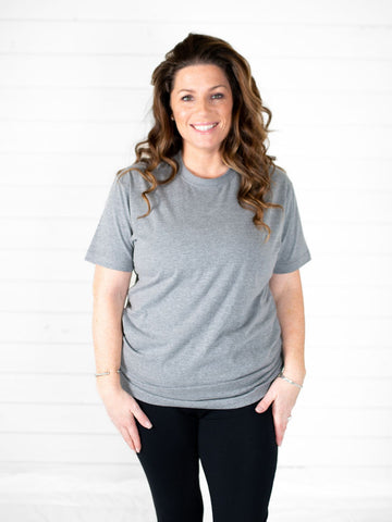 Unisex Adult Short Sleeve Cotton T Shirts | Blanks For HTV and T Shirt Transfers Physical ARB Blanks Heather Grey XS 