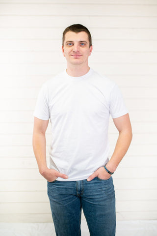 Unisex Adult Short Sleeve Cotton T Shirts | Blanks For HTV and T Shirt Transfers Physical ARB Blanks White XS 