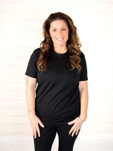 Unisex Adult Short Sleeve Cotton T Shirts | Blanks For HTV and T Shirt Transfers Physical ARB Blanks Black XS 