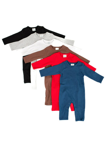 Unisex Long Sleeve Rompers Rompers ARB Blanks 