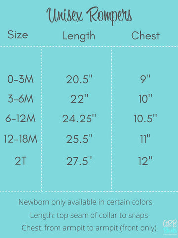 Unisex Long Sleeve Rompers Rompers ARB Blanks 