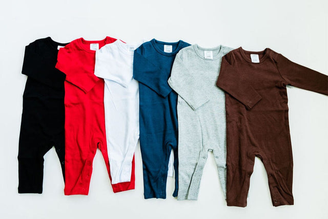 Unisex Long Sleeve Rompers Rompers ARB Blanks 