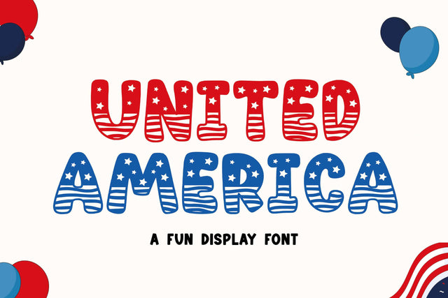 UNITED AMERICA Font Mozarella 