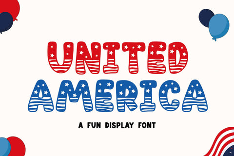 UNITED AMERICA Font Mozarella 