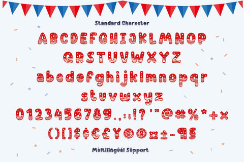 UNITED AMERICA Font Mozarella 