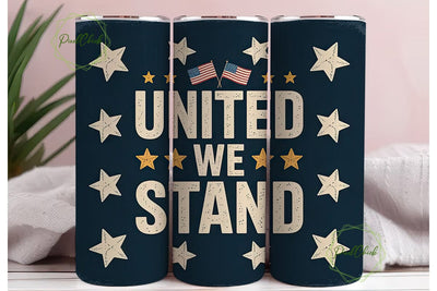 United We Stand 20oz Tumbler Wrap Sublimation PixelChick 