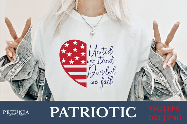 United We Stand Svg | Patriotic SVG SVG Petunia Digital Design 