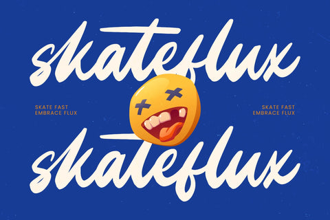 Unlatch Skater - Bold Brush Font Font Letterena Studios 