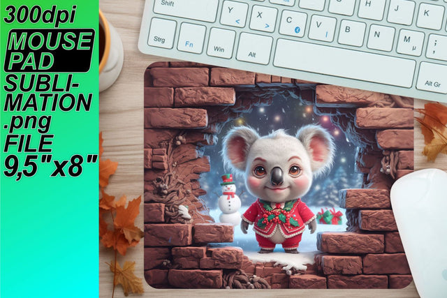 unleash creativity! , Easy-to-edit designs for mouse mats, Xmas Sublimation HoodArtCraft 
