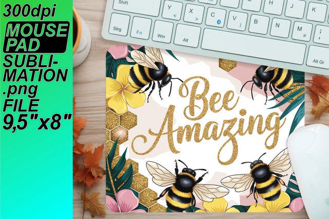 unleash creativity! , Easy-to-edit mouse desk templates, Bee Sublimation HoodArtCraft 