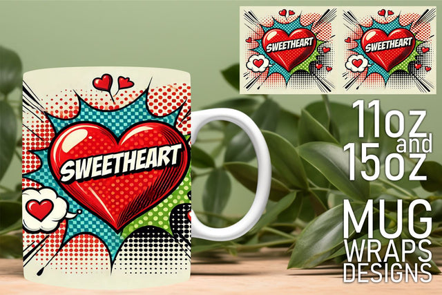 Unlock your creativity, beautiful designs for sublimation mugs! , 3D Heart Sublimation HoodArtCraft 