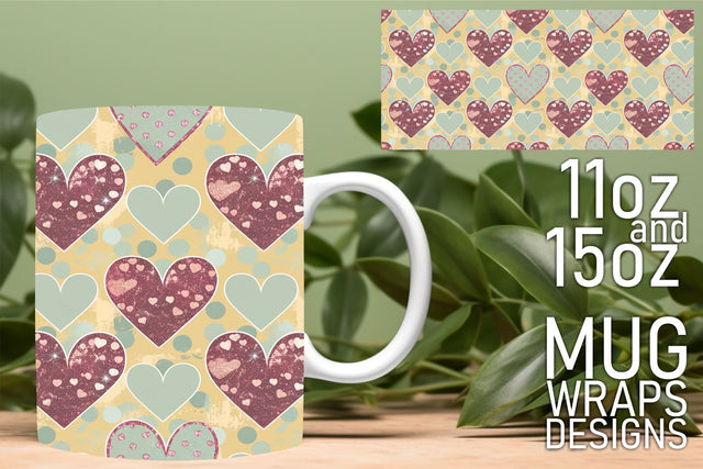 Unlock your creativity, beautiful designs for sublimation mugs! , Heart Sublimation HoodArtCraft 