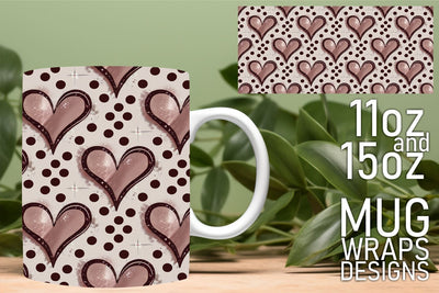 Unlock your potential, beautiful mug wrap templates available! , Heart Sublimation HoodArtCraft 