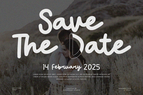 Uplifting - Handwritten Font Font Alpaprana Studio 