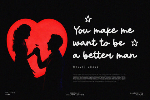 Uplifting - Handwritten Font Font Alpaprana Studio 