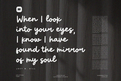 Uplifting - Handwritten Font Font Alpaprana Studio 