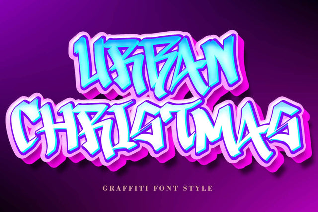 Urban Christmas Font Prasetya Letter 