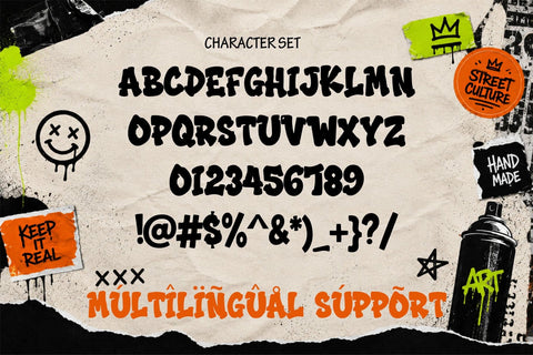 Urban Chunk – Cute Bold Street Style Graffiti Font Font Mozzatype 