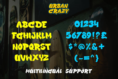 Urban Crazy - 3d Layered Graffiti Font Font Mozzatype 