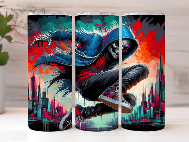 Urban Grunge Street Zombie Tumbler, Urban Zombie Wrap, 20oz Tumbler Sublimation, Horror Zombie Design, Grunge Zombie Art, Undead Street Style, Creepy Zombie Tumbler Sublimation Lara' s Designs 