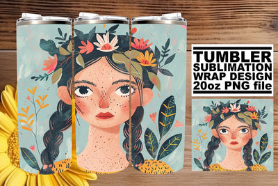 Urban Lady Tumbler Wrap - Sublimation 20oz Sublimation afrosvg 
