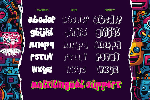 Urban Maxim - 3d Layered Graffiti Font Font Mozzatype 