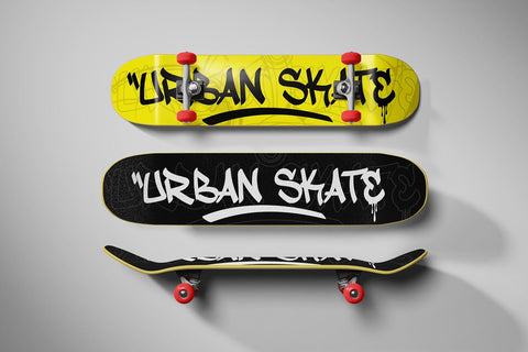 Urban Stars - Swash Handlettering mono Graffiti font Font Mozzatype 