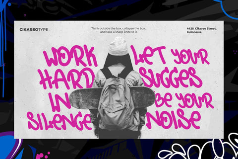 Urban Stroke - a Swashed Monoline Graffiti Letter Font Mozzatype 