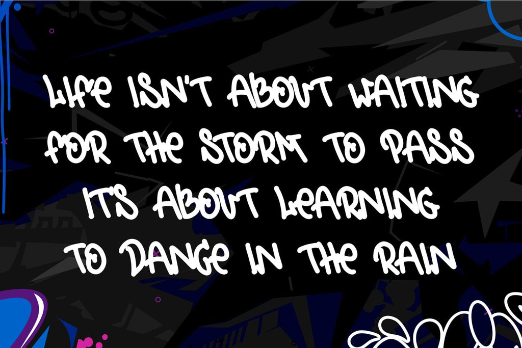 Urban Stroke - a Swashed Monoline Graffiti Letter - So Fontsy