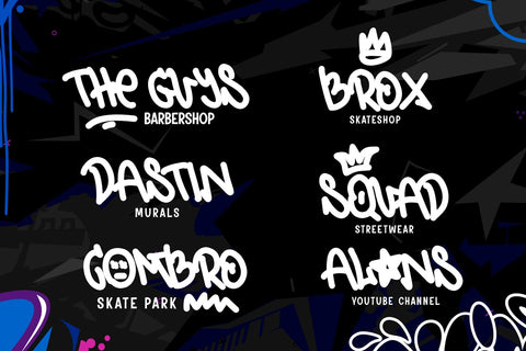 Urban Stroke - a Swashed Monoline Graffiti Letter Font Mozzatype 