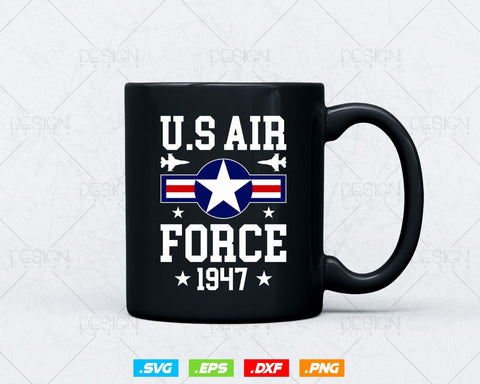 US Air Force 1947 Svg Png, Air Force Tshirt, Aircraft Svg, Fathers Day Svg, Svg Files for Cricut Silhouette, Instant download SVG DesignDestine 