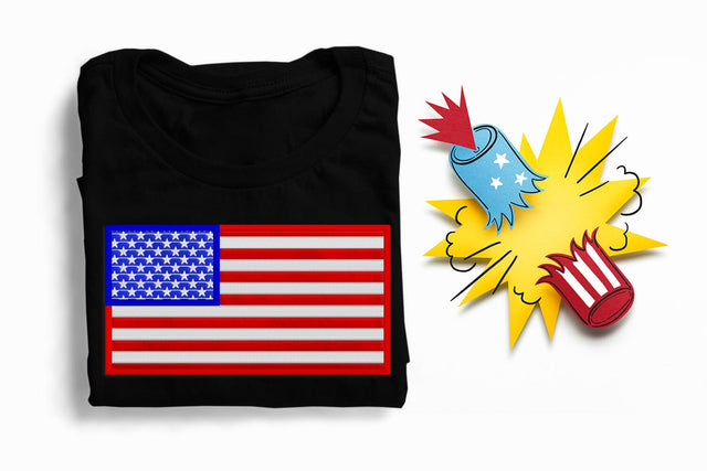 US Flag Applique Embroidery Embroidery/Applique DESIGNS Risa Rocks It 