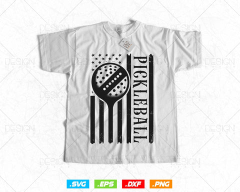 US Flag Pickleball Paddles Clipart Svg Png Files, Friends Cousins 4th July Retirement Gifts for Grandma Grandpa T shirts Mug Design Cut File SVG DesignDestine 