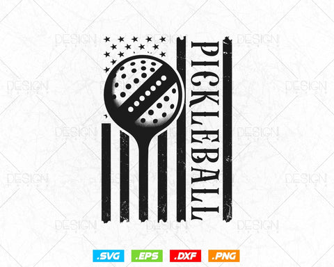 US Flag Pickleball Paddles Clipart Svg Png Files, Friends Cousins 4th July Retirement Gifts for Grandma Grandpa T shirts Mug Design Cut File SVG DesignDestine 