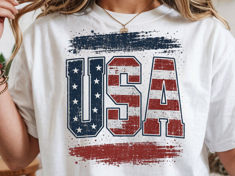 USA 1776 Png, Distressed Fourth Of July Png SVG DesignDestine 