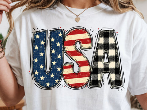 USA 1776 Png, Distressed Fourth Of July Png SVG DesignDestine 
